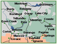 Southwest Colorado Map